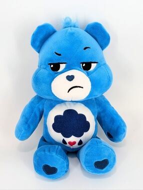 Care Bears Blue Plush Grumpy Bear with Cloud Emblem